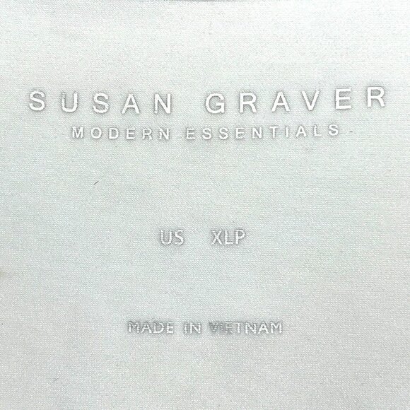 Susan Graver Modern Essentials Liquid Knit sz XLP V Neck Capsule Quiet Luxury - Picture 3 of 6